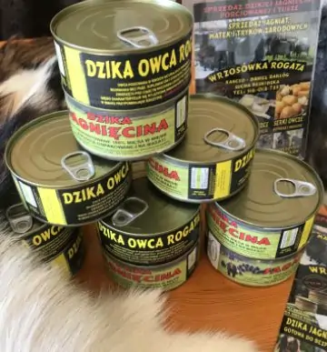 Dzika jagnięcina w puszce – zdjęcie produktu